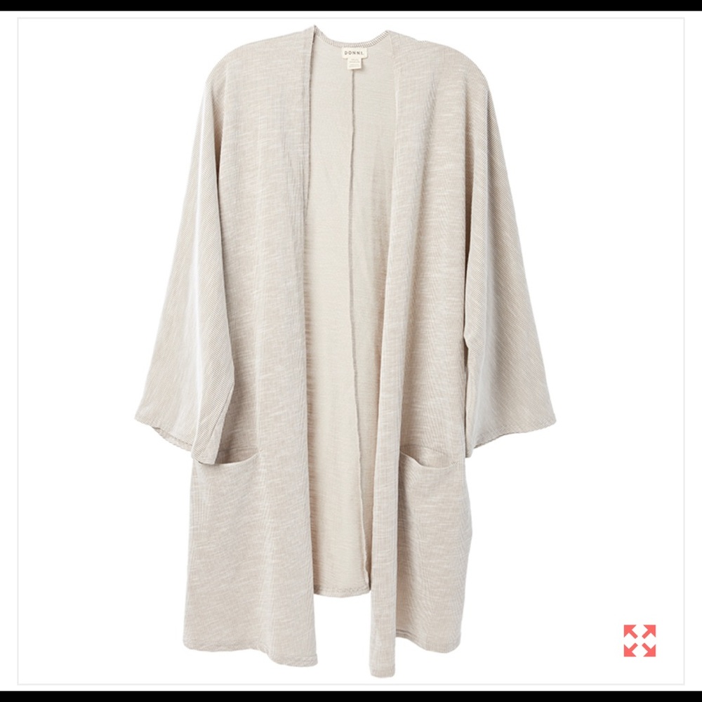 Ribbed  sweater coat